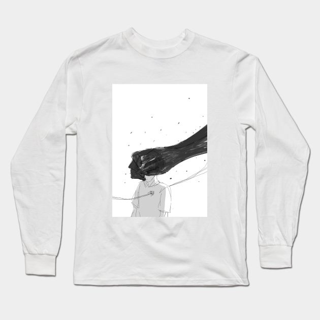 broken heart Long Sleeve T-Shirt by aesthetic shop